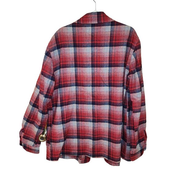 Vintage Pendleton Vintage Plaid 100% virgin wool Jacket Mens size XL - Picture 2 of 3